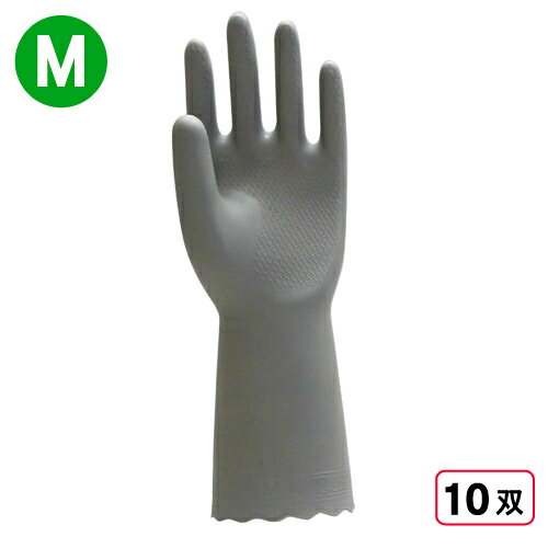 廚房用手套 - 川西工業 2150 ビニール手袋 薄手 1P 【Mサイズ】 グレー 10双