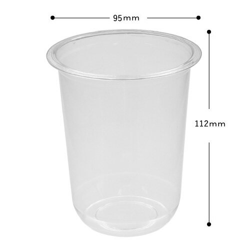 【500ml】プラカップ16オンス SW95 PLA(U底)500ml 1000個 3