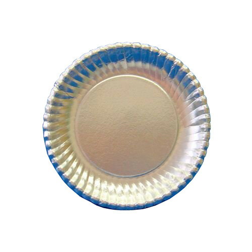 ［受注生産］ペーパープレートシルバープレート(菊型) 6号 14.5cm 1500枚