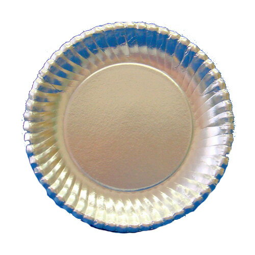 ［受注生産］ペーパープレートシルバープレート(菊型) 7号 17cm 1500枚