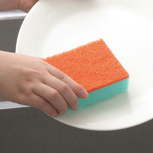 スポンジタワシ キクロン B-511 グリーン（M）［研磨粒子なし］業務用 120個_キクロンプロ_キクロンPRO