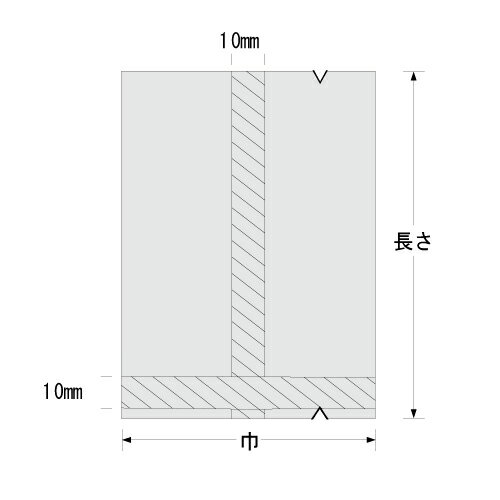 バリアOP Xタイプ No.1 130×230mm 4000枚 福助工業 0713007 2