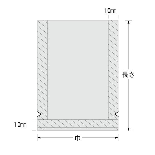 ラミネート袋 ナイロンポリ TLタイプ 22-38 220×380mm 1200枚 福助工業 0702862 2