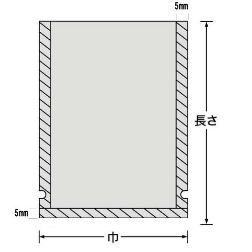 ラミネート袋 ナイロンポリNLタイプ 15-20 150×200mm 3600枚_福助工業 0715263 e-miyaco-10024621 ディスカウント みやこ サンプル画像2