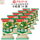 母の日 アマノフーズ フリーズドライ いつものおみそ汁 小松菜 10食 詰め合わせ 即席みそ汁 こまつ菜 味噌汁 仕送り 備蓄 非常食 2025 父の日 内祝い...