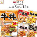 お中元 レトルト 食品 丼の具 どんぶり繁盛 5種類から 選べる 12袋 詰め合わせ セット 【 送料無料 沖縄以外】 日本ハム レトルト食品 常温保存 どんぶりの具 牛丼 親子丼 中華丼 麻婆丼 牛すき焼き丼 保存食 2025 内祝い お礼 ギフト