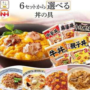 お歳暮 レトルト食品 常温保存 詰め合わせ どんぶり繁盛 丼の具 4〜10袋 セット 【 送料無料 北海道沖縄以外】 日本ハム レトルト 惣菜 どんぶりの具 レンジ 湯煎 食べ物 仕送り 贈り物 プレゼント 実用的 保存食 2025 内祝い お返し ギフト