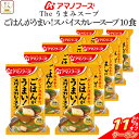 \ クーポン 配布中/ 母の日 アマノフーズ フリーズドライ Theうまみ ごはん がうまい スパイス カレー スープ 10食 詰め合わせ インスタントスープ ...