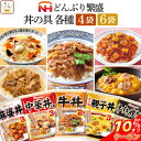 \ クーポン 配布中/ お中元 レトルト 食品 丼の具 どんぶり繁盛 4~6袋 レトルト食品 常温保存 詰め合わせ セット 【 送料無料 北海道沖縄以外】 日本ハム どんぶりの具 牛丼 親子丼 中華丼 麻婆丼 牛すき焼き丼 仕送り ご飯 保存食 2025 内祝い お礼 ギフト