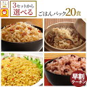 お歳暮 早割 レトルト ごはん 惣菜 パックご飯 3種類の セット から 選べる 20食 詰め合わせ 【 送料無料 沖縄以外】 マルちゃん レトルト食品 常温保存 ご飯パック 炊き込みご飯 赤飯 おこわ 釜めし レンジ 湯煎 対応 2025 内祝い ギフト