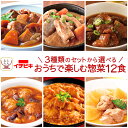 お中元 レトルト おかず 惣菜 3種類の セット から 選べる お惣菜 12食 詰め合わせ 【 送料無料 沖縄以外】 イチビキ レトルト食品 常温保存 肉 野菜 煮物 おつまみ レンチン お弁当 一人暮らし 仕送り 食べ物 敬老の日 2025 お礼 ギフト