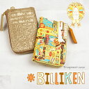 フラグメントケース カードケース ミニ財布 コンパクト財布 ビリケン BILLIKEN コミック柄 大阪 通天閣 縁起 レディース 福財布 クリスマス 母の日 ...