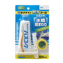 セメダイン バスコークN 透明 100ml 高性能シリコーン系充てん材 HJ-154 防水シール 水槽 鏡まわり プラスチック 目立たない クリア