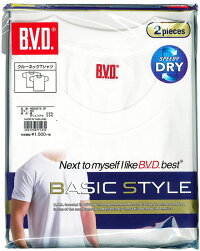 【10枚組】BVD丸首半袖紳士インナーシャツTシャツ(男の肌着）【吸湿速乾】【B.V.D】NB203TSメンズシャツ