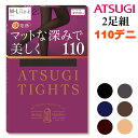 スーパーセール 半額 リニューアルの為 在庫限り処分 ポイント5倍 アツギ タイツ 110デニール 2足組 オールSCY 毛玉 出来にくい 消臭 ポリウレタン 静電気防止加工 抗菌防臭 バックマーク付き ATSUGI FP11112P