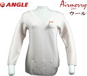 エアメリー レディース ウール 八分袖 アングル 下着 あったか 肌着 婦人