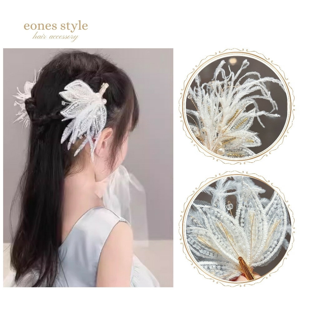 ヘアアクセサリー 子供 ピアノ 発表会 キッズ レディース 手作り 髪飾り 女の子 花 フラワー ヘアクリ..