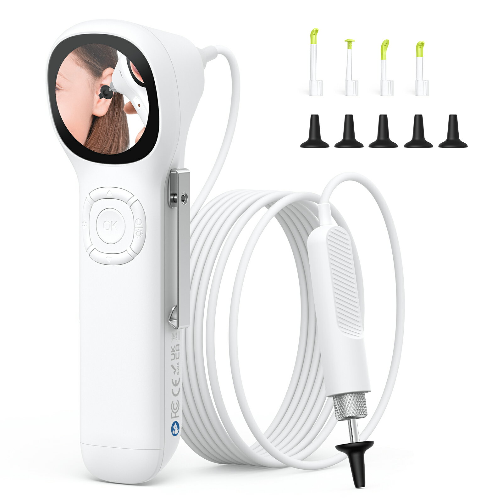 【P10倍&期間限定価格！】耳カメラ 1.45インチIPSモニター付き 耳かきカメラ 耳掃除カメラ イヤースコ..