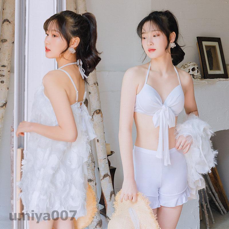樂天商城 - 水着 体型カバー レディース ワンピース ビキニ 3点セット 花柄 大人 リゾート ワンピ おしゃれ サマー 水着レディース