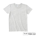 半袖Tシャツ 無地 薄手 メンズ レディース M オートミール TCR-112 TRUSS トライブレンドTシャツ (F)