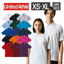 United Athle 5.3オンス ドライカノコ ユーティリティー ポロシャツ 5050-01｜メンズ レディース ユニセックス｜無地 半袖｜ホワイト ブラック グレー グリーン ブルー ネイビー ピンク レッド パープル 全15色｜XS S M L XL XXL XXXL XXXXL (C)