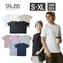 半袖Tシャツ 無地 綿 メンズ レディース S M L XL XXL グレー 黒 ブラック ネイビー ナチュラル 生成り OGB-910 TRUSS オーガニックコットンTシャツ (F)