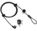 コンパクトヘッドストレートケーブルロック ブラック PS-536 PS-536