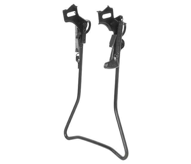 昭和インダストリーズ 軽快車用両立スタンド カチオンブラック(26インチ用) W-11 W-11-26-BK