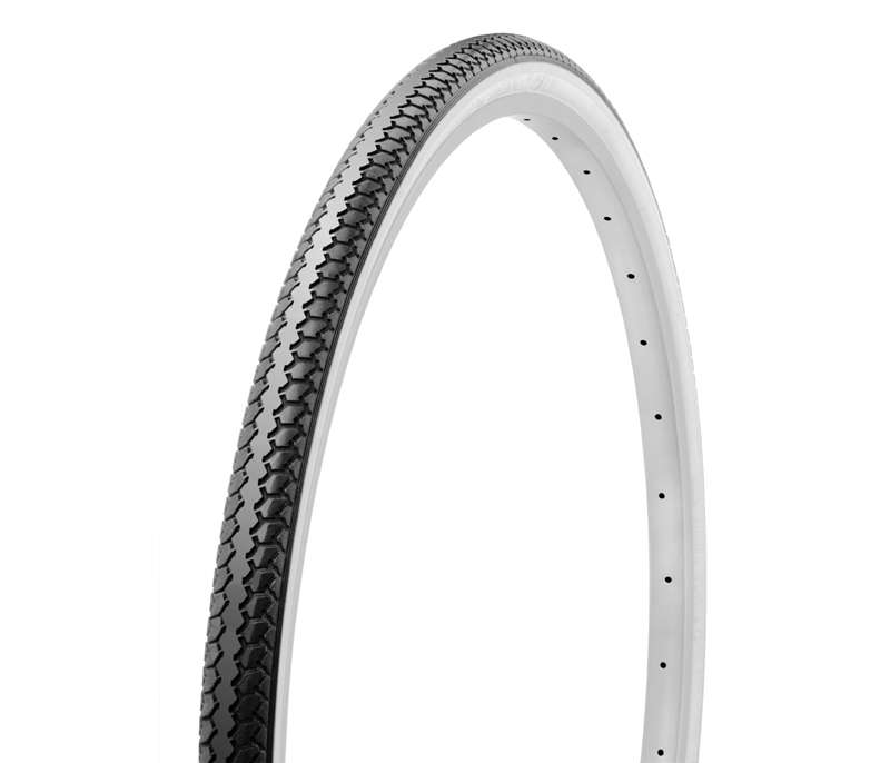 シンコー DEMING L/L ホワイト/ブラック（22×1 3/8） SR-078 L/L-22*1 3/8-WH/BK