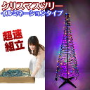 被せて完成 クリスマスツリー 180cm ワイヤーライト LED 電飾 イルミネーション オーナメント 折りたたみ ポップアップツリー 収納箱付 簡単 超速組立【ワン ツー ツリー】おしゃれ 北欧 飾り イルミ 組立簡単 片付け簡単 ワンタッチ