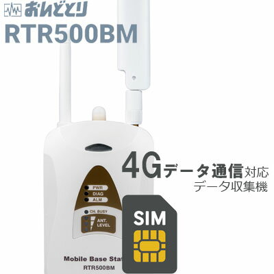 4G通信 RTR500BM おんどとり 親機 モバイルベースステーション ティアンドデイ データ収集機 自動収集 無線通信 モバイル SIMカード 特定小電力無...