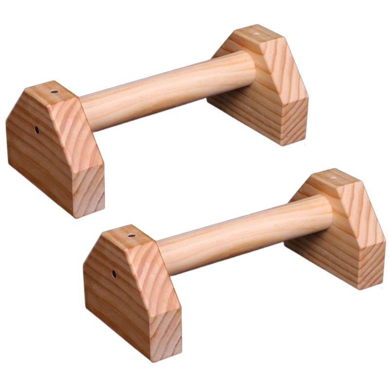 Asdays プッシュアップバー 木製 腕立て伏せ 筋トレ 逆立ち バー 大型 太め 安定性 頑丈 滑らない 耐荷重300kg 2個セット