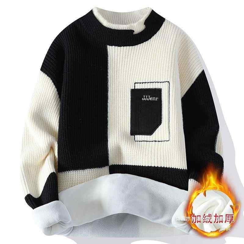 楽天市場】バイカラー ニット（メンズファッション）の通販