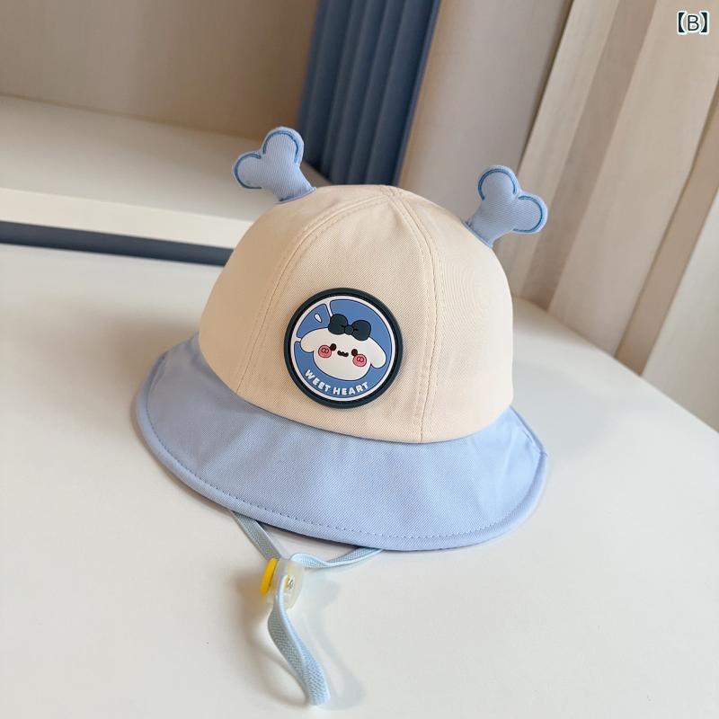 帽子 子供 春夏用 防 UV ハット かわいい 漁師帽 日よけ 紫外線対策 ベビー キッズ...