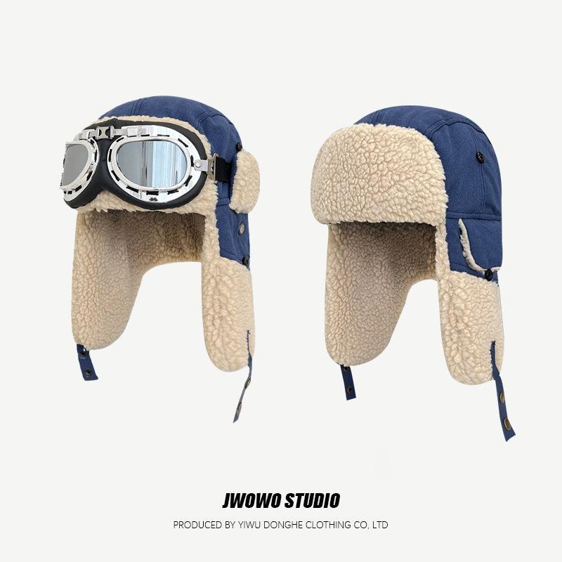 Cap, Hat - 帽子 男性用 女性用 秋冬 防寒 飛行帽 パイロットキャップ 防風 イヤーマフ付き 自転車 バイク アウトドア 普段使い おしゃれ かわいい カジュアル