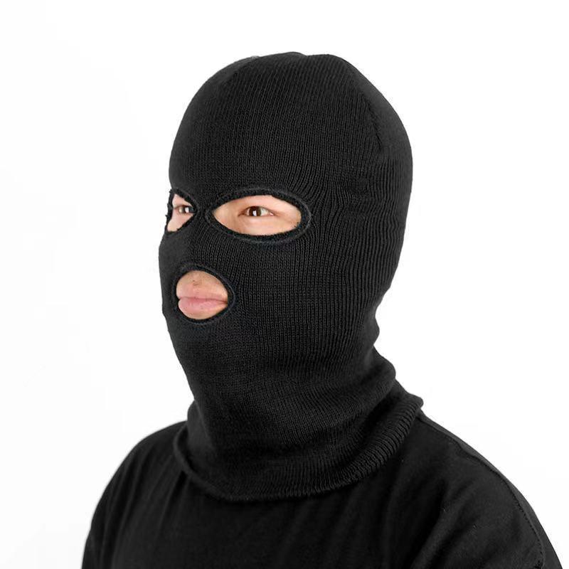 Cap, Hat - ニット帽 男性用 防寒 ビーニー レディース スキー 帽子 裏起毛 無地 秋冬 アウトドア 暖かい 黒