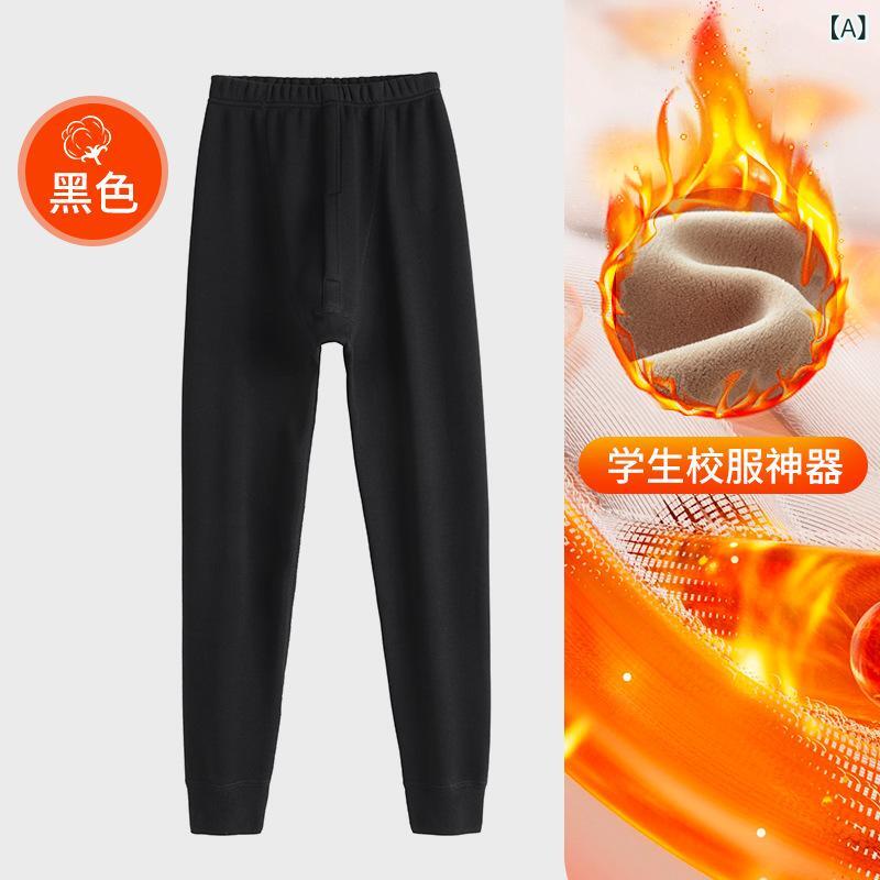 ズボン メンズ 秋冬 裏起毛 あったか インナー タイツ スパッツ 防寒 厚手 高校生 ...