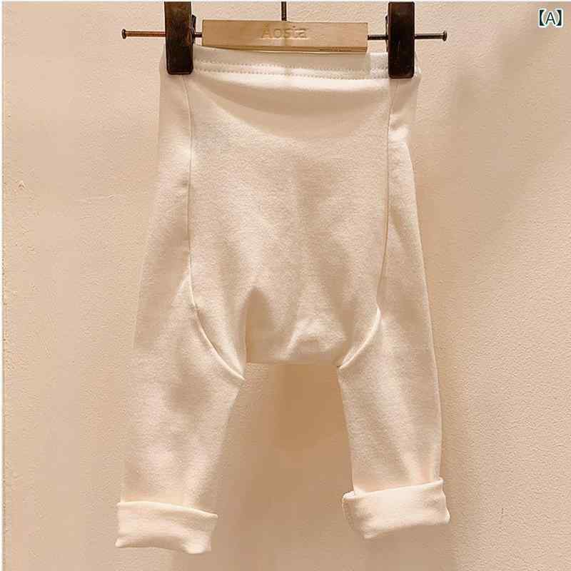 イーマイショップのベビー服 大PPパンツ 高腰 腹巻パンツ 裏起毛 男女兼用 赤ちゃん ズボン 綿 あったか 秋冬 春｜アングル2