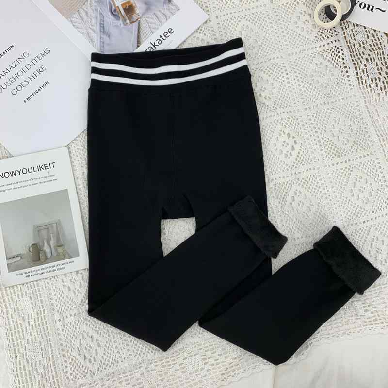 レギンス レディース 秋冬 裏起毛 あったか ストライプ スキニー 高 elastic ハイウエスト 黒 グレー 暖か 極暖 厚手 防寒 あったか裏起毛 伸縮性