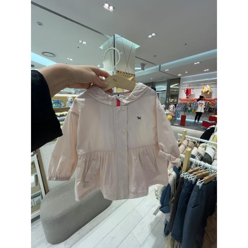 子供服 女の子 フード付きウインドブレーカー アウター ピンク系 綿 春 スプリングコート 3歳 4歳 5歳 6歳 7歳 8歳 かわいい 通園 通学