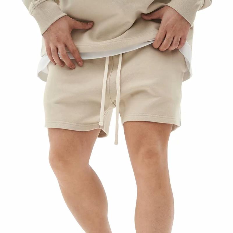 [OROLN] ショートパンツ メンズ トレーニング フィットネス 筋トレ 短パン 調整紐 ダブルポケット綿 スポーツ ファッション ジムウェア ハーフパンツ