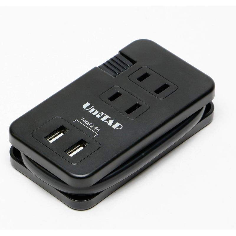プリンストン UniTAP コンパクトUSB2ポート給電機能付マルチタップ
