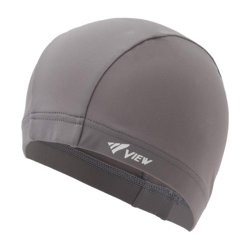 VIEW(ビュー) スイムキャップ スイミングキャップ ツーウェイトリコット ゆったりタイプ グレー V154