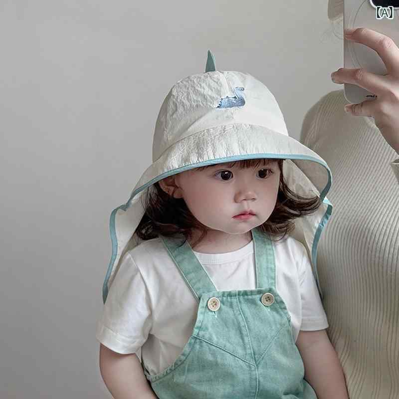 帽子 ベビー 春夏 速乾 通気性 恐竜柄 日よけ 紫外線対策 ハット キッズ 子供 幼児...