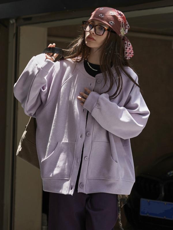 パーカー レディース 秋冬 長袖 カジュアル ゆったり スウェット トレーナー トップス カットソー スポーティー 普段使い 部屋着 グレー パープル