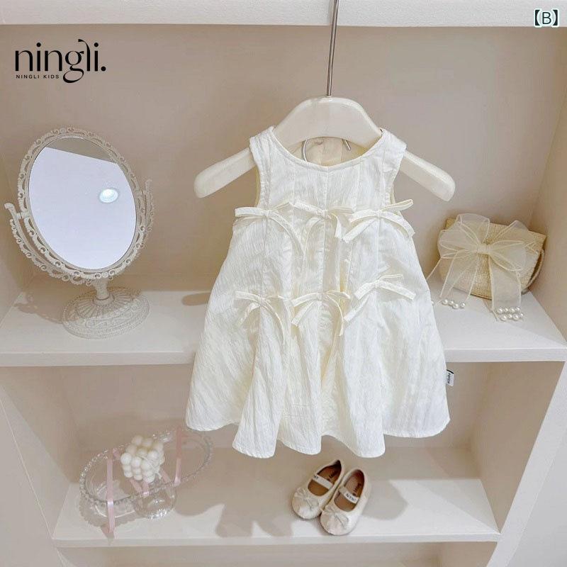 ワンピース 子供服 女の子 ノースリーブ Aライン スカート おしゃれ かわいい 夏物...