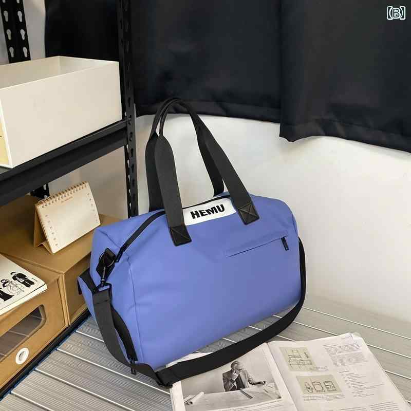旅行バッグ レディース メンズ 大容量 乾湿分離 スポーツバッグ ジムバッグ 2way ボストンバッグ ショルダーバッグ 斜めがけ 手提げ 軽量 撥水 ナイロン e-myshop-11003728 イーマイショップ サンプル画像3