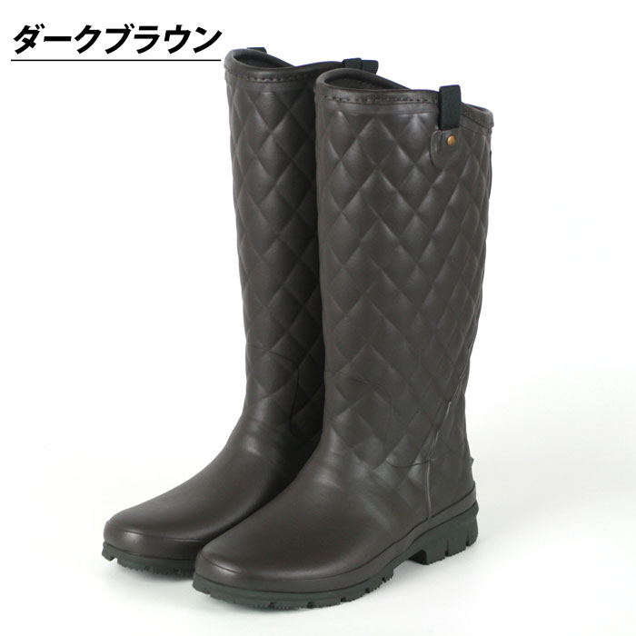 MONTTRE モントレ　キルティング ロングブーツ【ダークブラウン】L 楽天市場】モントレ 防寒ブーツの通販