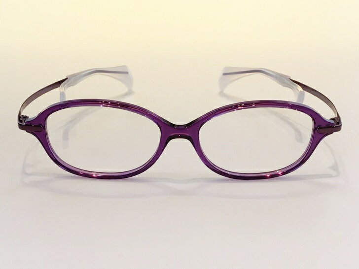 【度付対応】鼻に跡がつかないメガネ ChocoSee ちょこシー FG24510 VO 鼻パッドなし 度入れ可能