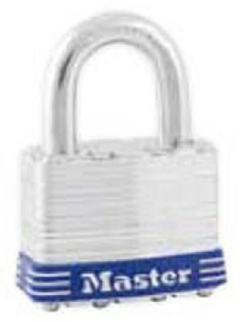 マスターロック(Master Lock)盗難防止用品 ラミネートスチール シリンダー式南京錠() 1JAD